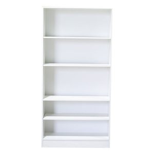 White Melamine Bookcase
